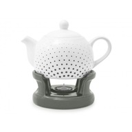 Kanvica kanvica na čajník na ohrievači 1L Dots Kanvica kanvica na čajník na ohrievači 1L Dots