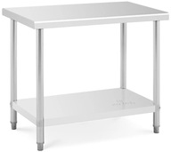 Nerezový pracovný stôl 100x60cm ROYAL CATERING RCAT-100/60-NW Nerezový pracovný stôl 100x60cm ROYAL CATERING RCAT-100/60-NW