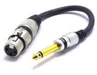 XLR DÁMSKY ADAPTÉR - JACK 6.3 MONO VITALCO ZÁSTRČKA XLR DÁMSKY ADAPTÉR - JACK 6.3 MONO VITALCO ZÁSTRČKA
