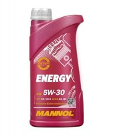 MANNOL 7511 ENERGY 5W30 1L SN/CH-4, A3/B4, VW502 syntetický motorový olej.