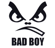 Nálepka Bad Boy Čierna Nahnevaná Nahnevaná Face UV Nálepka Bad Boy Čierna Nahnevaná Nahnevaná Face UV