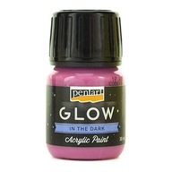 PENTART GLOW GLOW IN THE DARK FARBA 30 ml LILA PENTART GLOW GLOW IN THE DARK FARBA 30 ml LILA