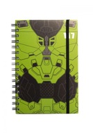Zápisník A5 Halo Infinite Master Chief Armor lines Zápisník A5 Halo Infinite Master Chief Armor lines