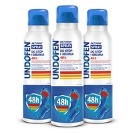 UNDOFEN Aktívny sprej na nohy a topánky 48H x3 UNDOFEN Aktívny sprej na nohy a topánky 48H x3