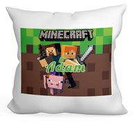 VANKÚŠ MINECRAFT DARČEK PRE DIEŤA + MENO