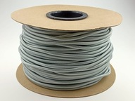 Pletený kábel, 10m strieborný drôt, 2x0,75, do svietidiel