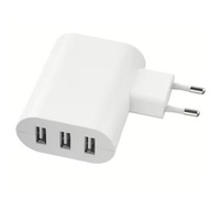 Smahagel USB A nabíjačka 3 porty 17W biela IKEA