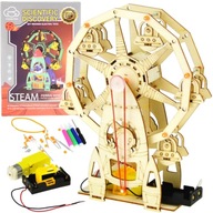 DREVENÉ RUSKÉ KOLESO 3D MODEL, NA AKUMULÁTOR