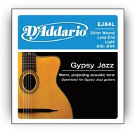 Struny D'Addario EJ84L Gypsy Jazz Loop End 10-44