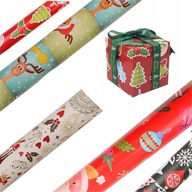 DARČEKOVÝ BALICÍ PAPIER VIANOČNÁ DARČEKOVÁ SADA 5 KS DARČEKOVÝ BALICÍ PAPIER VIANOČNÁ DARČEKOVÁ SADA 5 KS