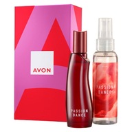 Sada dámskej kozmetiky Avon Passion Dance v krabičke, parfum + hmla