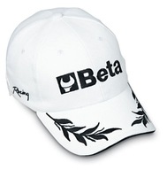 Biela bejzbalová čiapka Beta 9525/B
