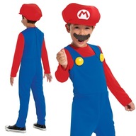 Outfit Mario Kostým Super Mario Bros Maškarné šaty Karneval Nintendo 7-8 rokov