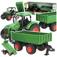 VEĽKÝ POĽNOHOSPODÁRSKY TRAKTOR TRAKTOR S PRÍVESOM PRÍVES POĽNOHOSPODÁRSKYCH STROJOV 1:24 VEĽKÝ POĽNOHOSPODÁRSKY TRAKTOR TRAKTOR S PRÍVESOM PRÍVES POĽNOHOSPODÁRSKYCH STROJOV 1:24