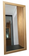 BOHO zrkadlo v surovom drevenom ráme 5cm 100x60