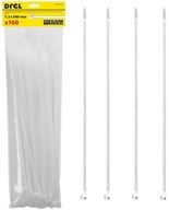 SVORKY KÁBLOVÉ 380/7,2MM BIELE 100KS SVORKY KÁBLOVÉ 380/7,2MM BIELE 100KS