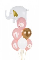Sada balónov pre ročného sloníka pre dievčatko