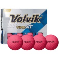 Golfové loptičky VOLVIK VIVID XT ružové matné 12 ks.