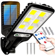 Solárna pouličná lampa 300 W 6000 lm LED Twilight pohybový senzor + diaľkové ovládanie Solárna pouličná lampa 300 W 6000 lm LED Twilight pohybový senzor + diaľkové ovládanie