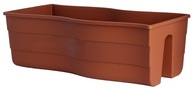 Balustráda balkónový box wave 60 terakota Balustráda balkónový box wave 60 terakota