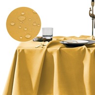 Nešpinivý obrus na stôl, konferenčný stolík, 130x180, vodeodolný, horčicová Aura Room99 Nešpinivý obrus na stôl, konferenčný stolík, 130x180, vodeodolný, horčicová Aura Room99