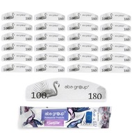 Pilník na nechty Mini 100/180 Boat Crescent Slim Foil Aba Group 25ks Pilník na nechty Mini 100/180 Boat Crescent Slim Foil Aba Group 25ks