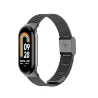 Čierna kovová spona pre Xiaomi Mi Band 8 Čierna kovová spona pre Xiaomi Mi Band 8
