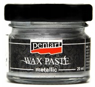 Pentart Wax Paste 20 ml strieborná VOSKOVÁ PASTA Pentart Wax Paste 20 ml strieborná VOSKOVÁ PASTA