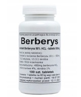 Extrakt Berberry Berberin 98% HCl 500 mg 100 ks