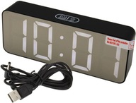 Hodiny Digitálny budík Zrkadlový LED 12/24H teplomer Hodiny Digitálny budík Zrkadlový LED 12/24H teplomer