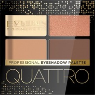 Eveline Quattro Eyeshadow Palette Paletka očných tieňov č.1 Eveline Quattro Eyeshadow Palette Paletka očných tieňov č.1