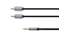 3,5-RCA stereo jack kábel 3m Kruger Matz KM0311 3,5-RCA stereo jack kábel 3m Kruger Matz KM0311