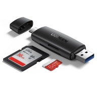 UGREEN ADAPTÉR ČÍTAČKA KARIET SD / MICRO SD (USB-A / USB-C) KVALITA + STYLUS