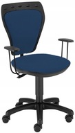 Ministyle modrá detská otočná stolička NS