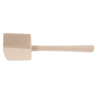Drevené kladivo 500g 315mm Silný stolársky buk hranatý ubíjadlo Drevené kladivo 500g 315mm Silný stolársky buk hranatý ubíjadlo