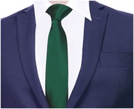 Bodkovaná pánska kravata GREG, zelená JACQUARD, g111 Bodkovaná pánska kravata GREG, zelená JACQUARD, g111