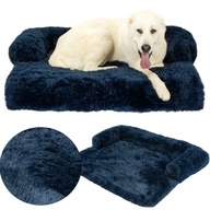 Pelech pre psa na pohovku Furry Plush Blue 110x95cm XL Pelech pre psa na pohovku Furry Plush Blue 110x95cm XL