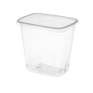 500 ML OBDŽNÍKOVÉ NÁDOBKY + viečka 100 KS 500 ML OBDŽNÍKOVÉ NÁDOBKY + viečka 100 KS