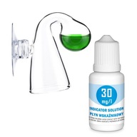 AQUA GLASS NANO indikátor permanentný test CO2 + LIQUID