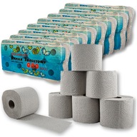 Ekologický šedý hromadený toaletný papier 64 ks