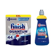 FINISH Quantum All-in-1 44ks čerstvé + Leštidlo FINISH Quantum All-in-1 44ks čerstvé + Leštidlo