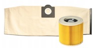 FILTER + OPÄTOVNE POUŽITEĽNÉ TAŠKO PRE KARCHER WD3 MV3 200 SE4001 SE4002 FILTER + OPÄTOVNE POUŽITEĽNÉ TAŠKO PRE KARCHER WD3 MV3 200 SE4001 SE4002