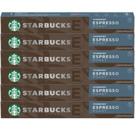 Starbucks Nespresso Espresso Pražená káva 6x 10 ks Starbucks Nespresso Espresso Pražená káva 6x 10 ks