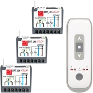 3x ovládač rolety SRT_LN ATELOR PROXIMA 230V 433,92 MHz + diaľkové ovládanie P_5/9 3x ovládač rolety SRT_LN ATELOR PROXIMA 230V 433,92 MHz + diaľkové ovládanie P_5/9