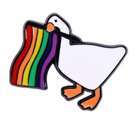 Pin, PRIDE LGBT odznak hus Pin, PRIDE LGBT odznak hus
