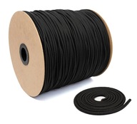 POLYPROPYLÉNOVÉ LANO Splietané lano čierne Silné 6mm 30M POLYPROPYLÉNOVÉ LANO Splietané lano čierne Silné 6mm 30M