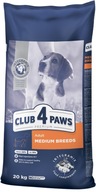 CLUB 4 PAWS suché krmivo pre psov stredných plemien 20 kg 15% LACNEJŠIE CLUB 4 PAWS suché krmivo pre psov stredných plemien 20 kg 15% LACNEJŠIE