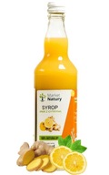 Prírodný zázvorový a citrónový sirup 500 ml Prírodný zázvorový a citrónový sirup 500 ml