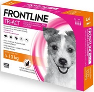 Frontline Tri-Act S 5-10kg 3 pipety kliešte proti blchám Frontline Tri-Act S 5-10kg 3 pipety kliešte proti blchám