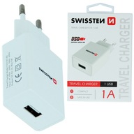 SIEŤOVÁ NABÍJAČKA USB 1A ADAPTÉR SWISSTEN SIEŤOVÁ NABÍJAČKA USB 1A ADAPTÉR SWISSTEN